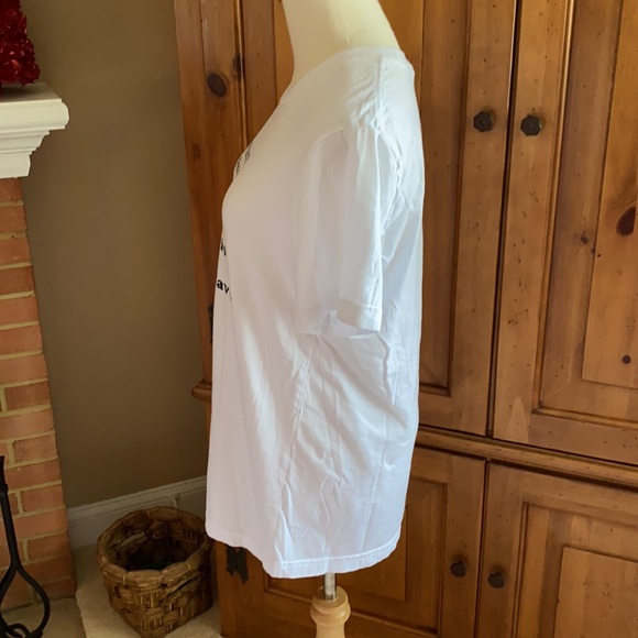 White vegan graphic tshirt - Picture 3 of 8